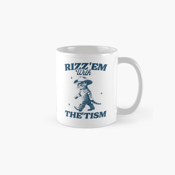 Artikel-Vorschau von Rizz Em Whit The Tism 90er Jahre Shirt, Autismus Bewusstsein Shirt, Retro Cartoon T Shirt, Seltsames T Shirt, Meme T Shirt, Cowboy Katze, designt und verkauft von Rosqzz.