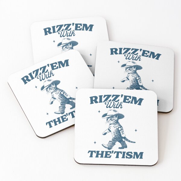 Item preview, Rizz Em Whit The Tism 90s Shirt, Autism Awareness Shirt, Retro Cartoon T Shirt, Weird T Shirt, Meme T Shirt, Cowboy Cat designed and sold by Rosqzz.