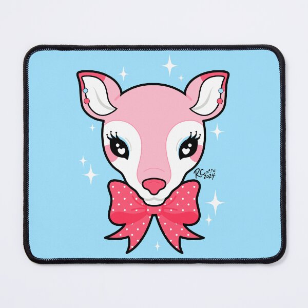 Item preview, Cute Kawaii EGL-inspired Fawn designed and sold by RLCohenArt.