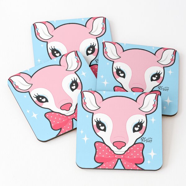 Item preview, Cute Kawaii EGL-inspired Fawn designed and sold by RLCohenArt.