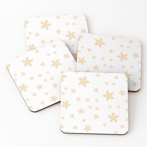 Item preview, Golden Snowflakes on Subtle Texture, funny, gifts, Merry, Time,   designed and sold by Ewelina  Niemiec.