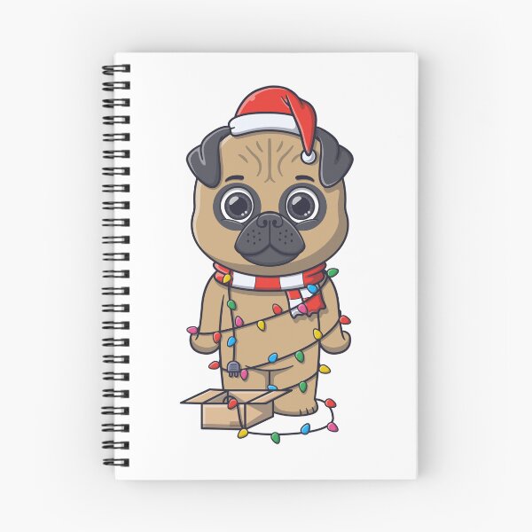 Item preview, Santa Pup with Colorful Lights, funny, gifts, stickers,  designed and sold by Ewelina  Niemiec.