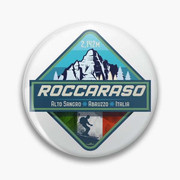 Item preview, Roccaraso Italy Abruzzi Skiing Italian Alps Sticker T-Shirt 01 designed and sold by OuterShellUK.