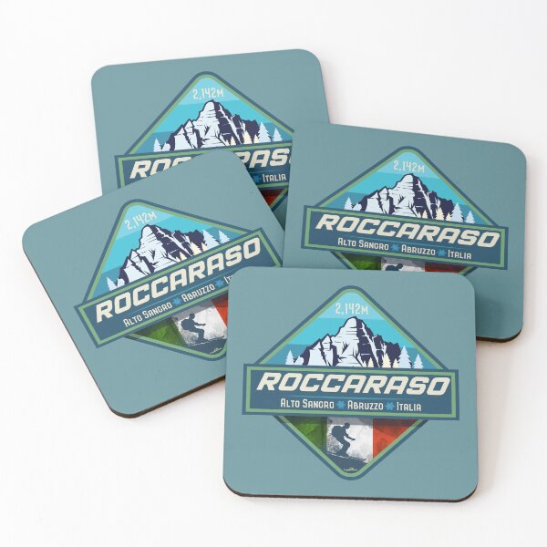 Item preview, Roccaraso Italy Abruzzi Skiing Italian Alps Sticker T-Shirt 01 designed and sold by OuterShellUK.