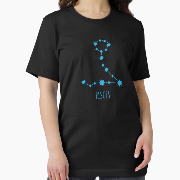 Item preview, Zodiac Sign T-Shirt - Pisces (Blue) designed and sold by thearthurshop.