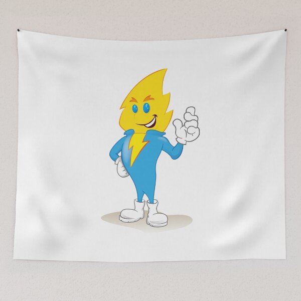 Item preview, Illustration of an electric power mascot. Ideal for catalogs, informative and institutional material and educational designed and sold by LucianoCosmo.