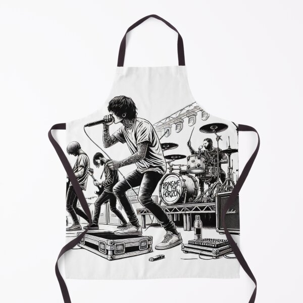 Item preview, Dynamic Line Drawing of Bring Me The Horizon Live Performance designed and sold by SmartProof Branding.