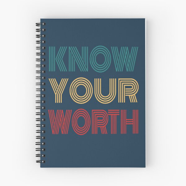 Item preview, Know Your Worth Inspirational Quote designed and sold by NosandEdgy.