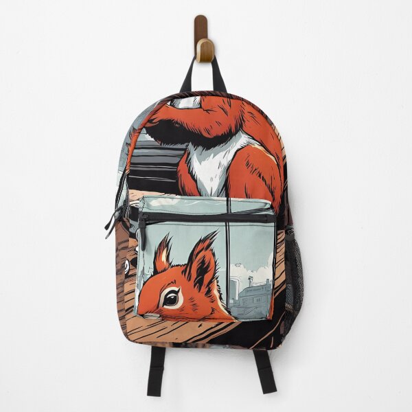 Item preview, Red Squirrel drinking coffee in a coffee shop designed and sold by Colin Bentham.