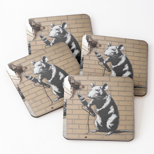 Item preview, Banksy rat street art vintage designed and sold by martin max.