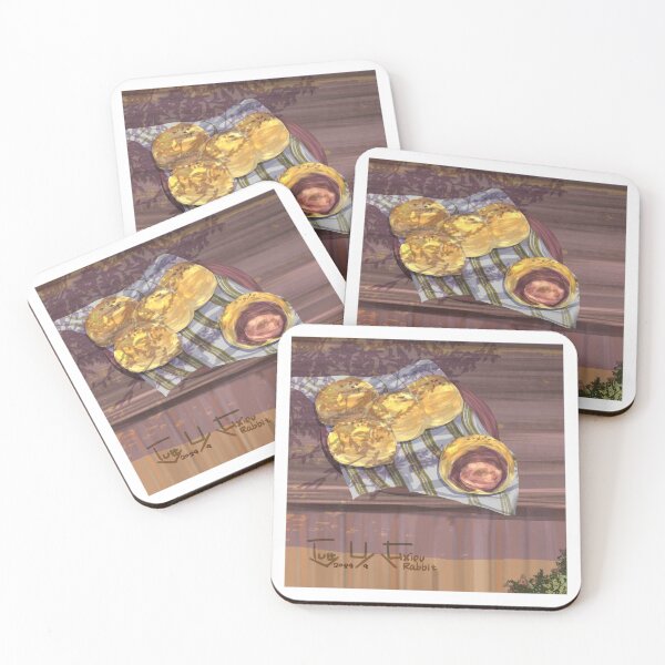 Item preview, Mooncakes Mid-Autumn Festive Treats｜Festive Food Art designed and sold by Xieurabbit.