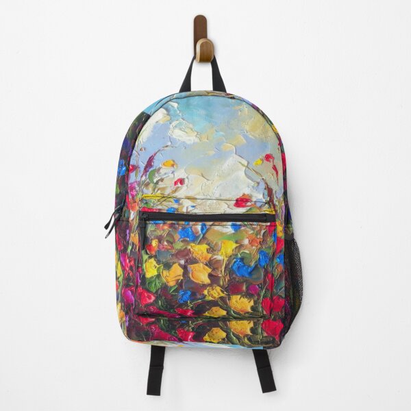 Item preview, Palette knife painting (Blossoming Meadow 1) designed and sold by PattaZone.