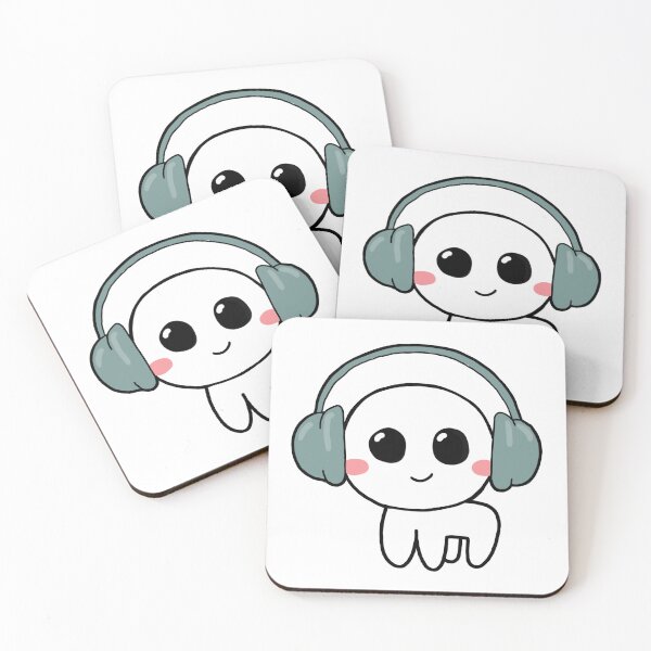 Item preview, TBH autism yippee creature with headphones illustration  designed and sold by NeurodiverseTea.