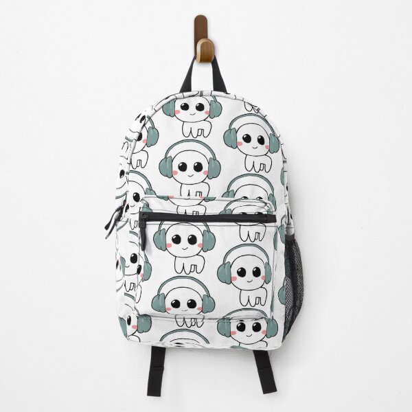 Item preview, TBH autism yippee creature with headphones illustration designed and sold by NeurodiverseTea.