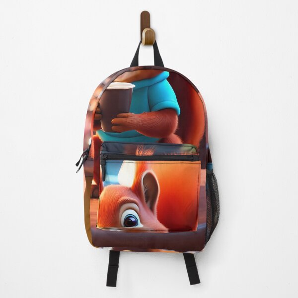 Item preview, Red Squirrel drinking coffee in a coffee shop designed and sold by Colin Bentham.