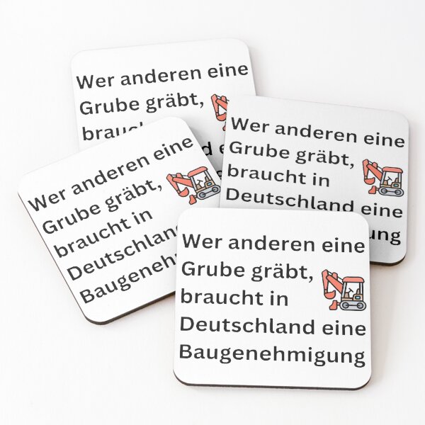 Item preview, He who digs a pit for others – Funny construction bureaucracy saying designed and sold by Pinfinest.