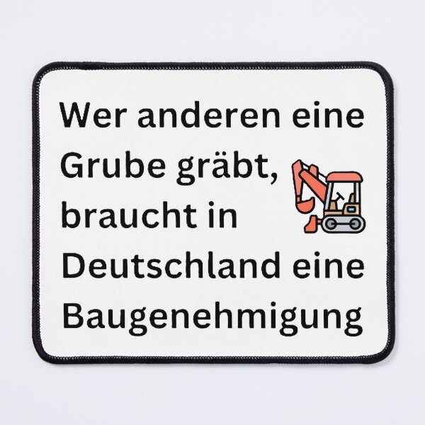 Item preview, He who digs a pit for others – Funny construction bureaucracy saying designed and sold by Pinfinest.