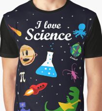 I Love Science Graphic T-Shirt