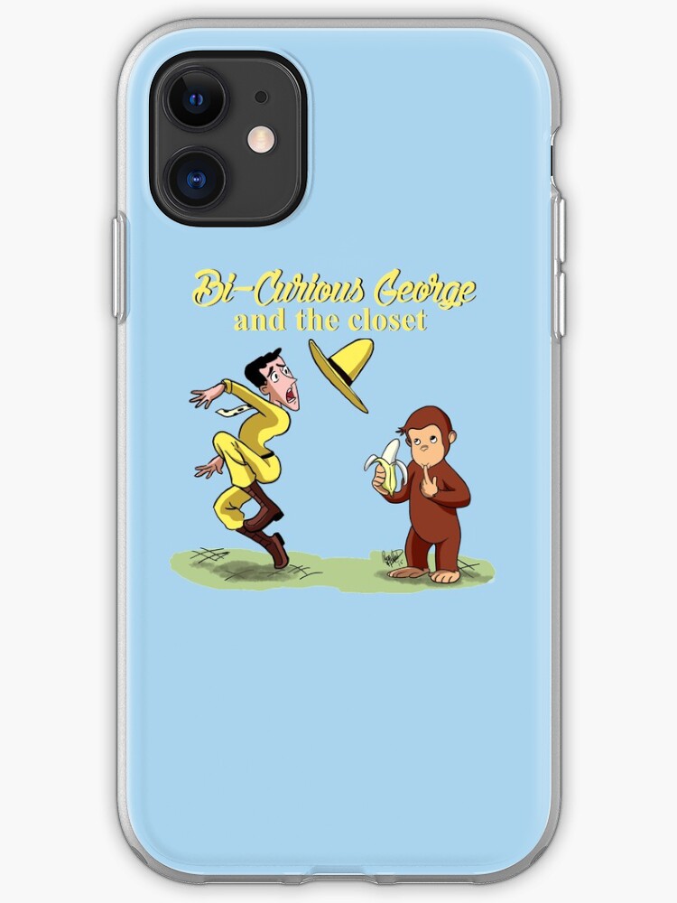 Kids Tv Show Parodies 1 Bi Curious George Iphone Case Cover