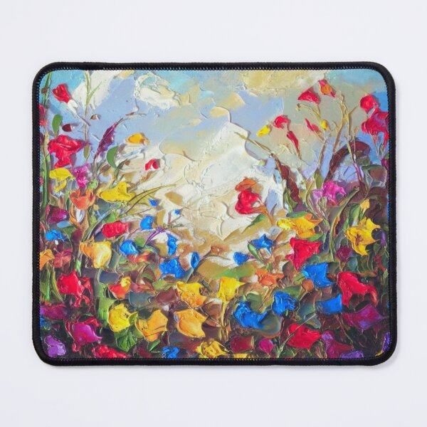 Item preview, Palette knife painting  (Blossoming Meadow 1) designed and sold by PattaZone.