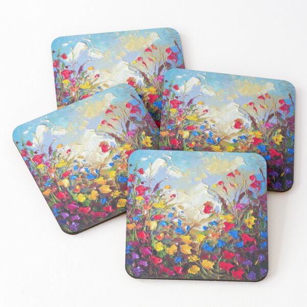 Item preview, Palette knife painting  (Blossoming Meadow 1) designed and sold by PattaZone.