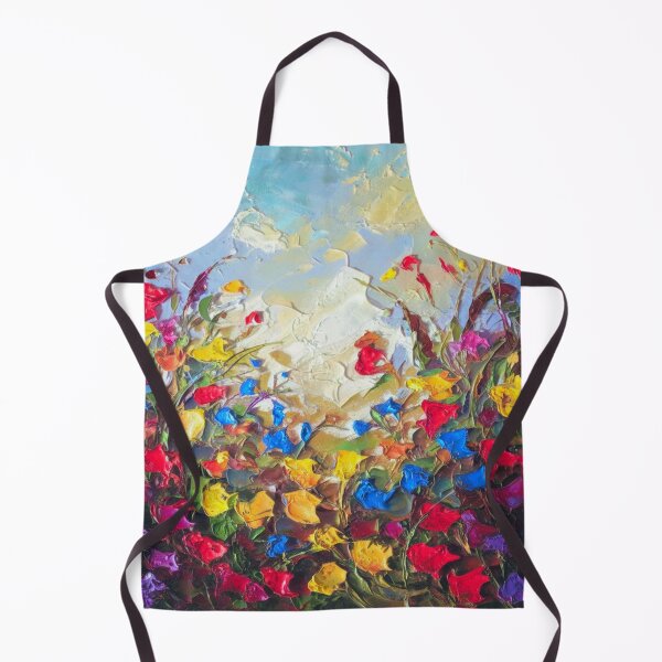 Item preview, Palette knife painting (Blossoming Meadow 1) designed and sold by PattaZone.