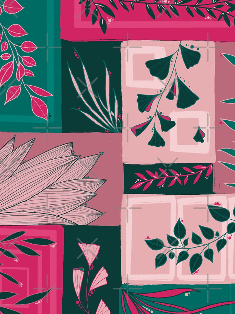 Thumbnail 4 of 4, iPhone Case, Leaf patchwork designed and sold by Ema-R.