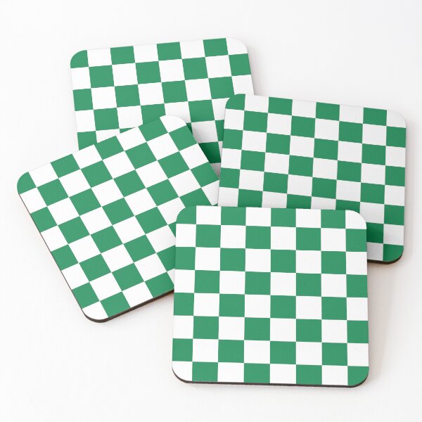 Item preview, Crisp Green & White Checkerboard designed and sold by lamaddalena.