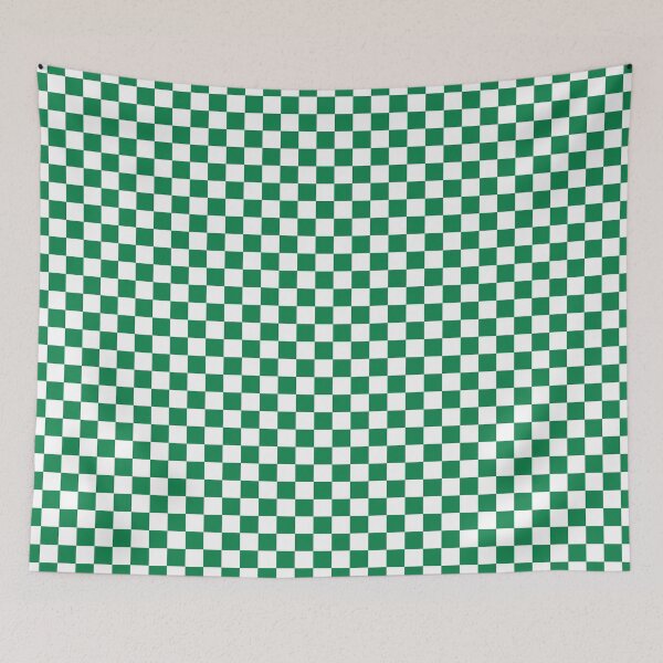 Item preview, Crisp Green & White Checkerboard designed and sold by lamaddalena.