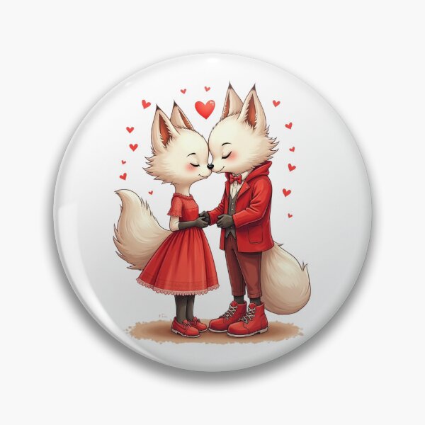 Item preview, Valentines day arctic fox designed and sold by Kamoufleur.