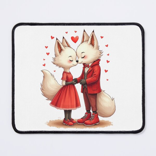 Item preview, Valentines day arctic fox designed and sold by Kamoufleur.
