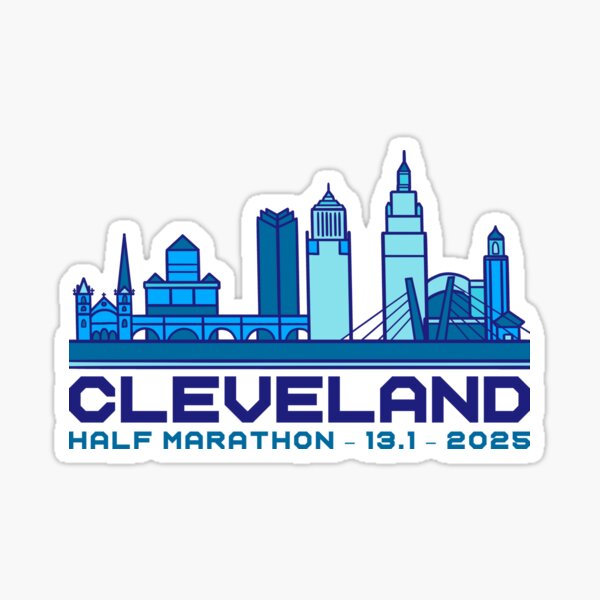 Item preview, Cleveland - Half Marathon – 13.1 – 2025 designed and sold by Moritz Schwäble.