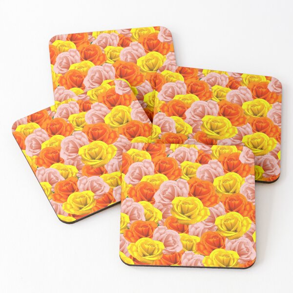Item preview, Roses Pastel Colors Floral Collage designed and sold by BluedarkArt.