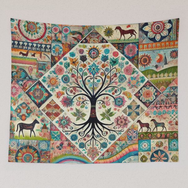 Item preview, Patchwork of Liveliness in the Garden of Eden designed and sold by Sigtrix.