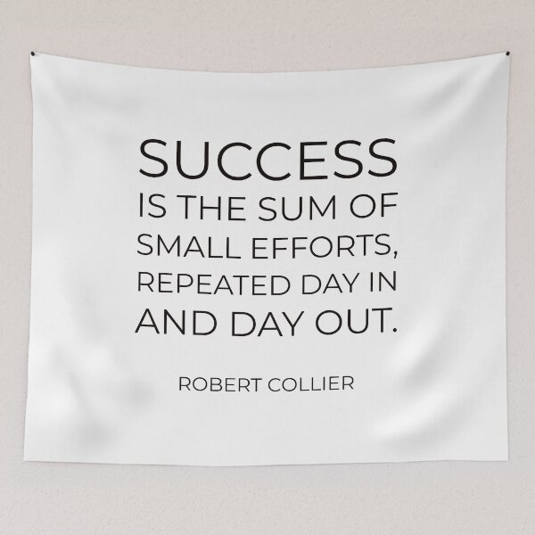 Item preview, “Success is the sum of small efforts, repeated day in and day out.” – Robert Collier designed and sold by Inspirationmotivation.