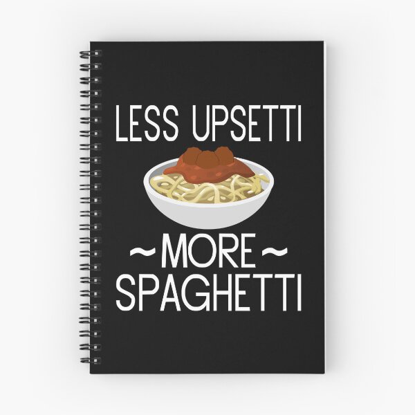 Artikelvorschau, Weniger Upsetti Mehr Spaghetti entworfen und verkauft von coolfuntees.