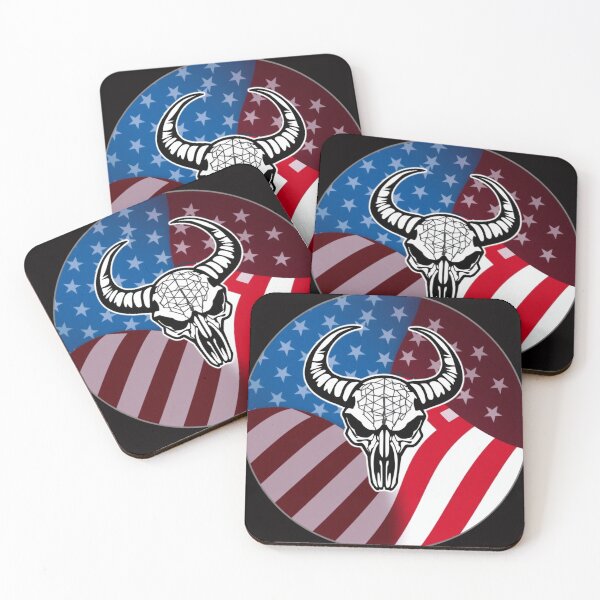 Item preview, America ,American Bull Skull Patriotic Design designed and sold by EpicBuy.