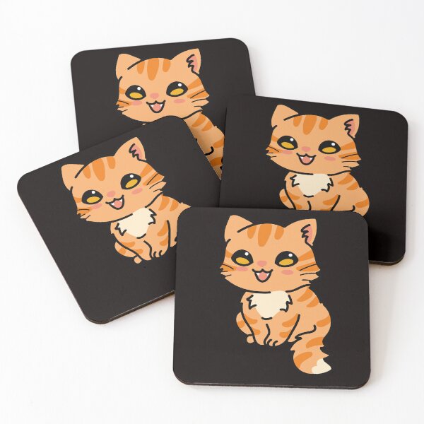 Item preview, orange cute ginger cat. Kawaii designed and sold by NaiBalin.