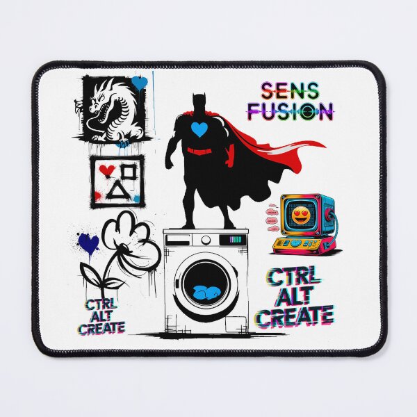 Item preview, Urban Tech Fusion - Dragon Superhero Retro Computer Digital Art Design designed and sold by ObjCrea123.
