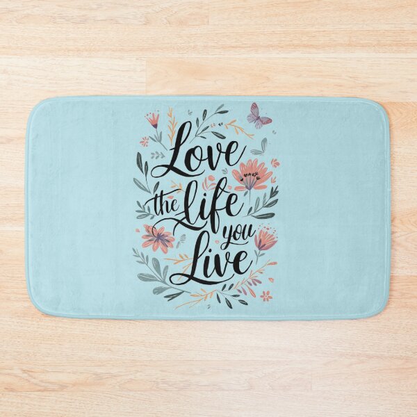 Item preview, Love the life you live  designed and sold by MOONE FLOWER.