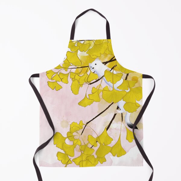 Item preview, ermine ginkgo designed and sold by Grink.