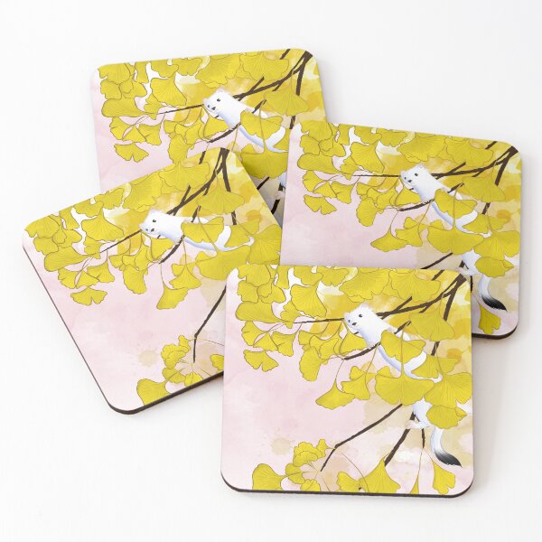 Item preview, ermine ginkgo V2 designed and sold by Grink.