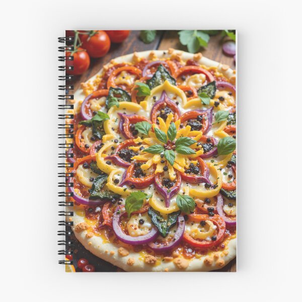 Item preview, Mandala masterpiece pizza designed and sold by MadeByHaresShop.