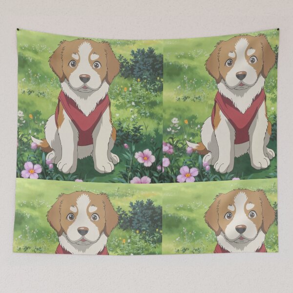 Item preview, Brittany puppy dog cute designed and sold by DamioPolArt.