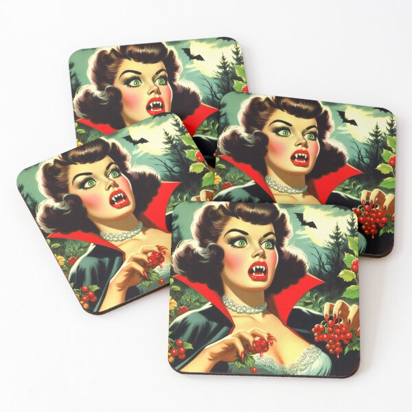 Item preview, Retro Vampire Woman designed and sold by PulpVintage.