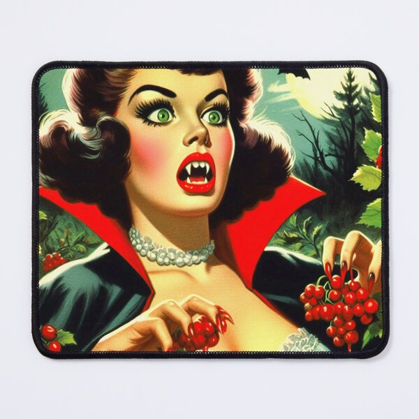 Item preview, Retro Vampire Woman designed and sold by PulpVintage.