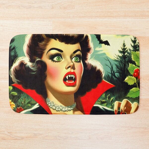 Item preview, Retro Vampire Woman designed and sold by PulpVintage.