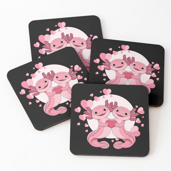 Item preview, Axolotl Lovers, You have my heart, Valentines Day designed and sold by KolorellaS.