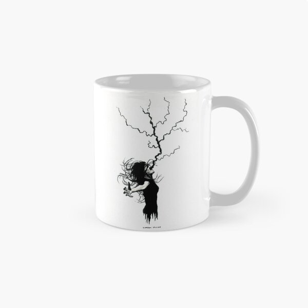 Item preview, Lightning Scream (Black and White) designed and sold by hannooseart.