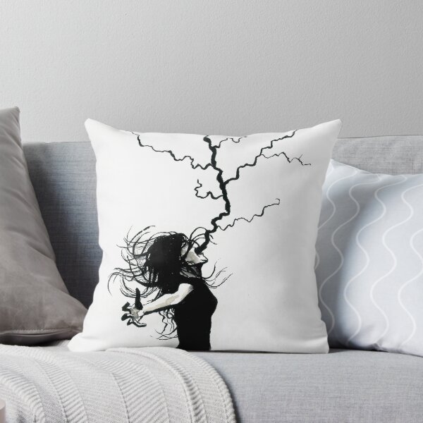 Item preview, Lightning Scream (Black and White) designed and sold by hannooseart.